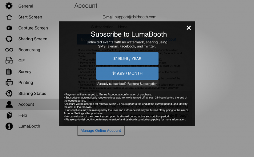 LumaBooth v2.0 Update