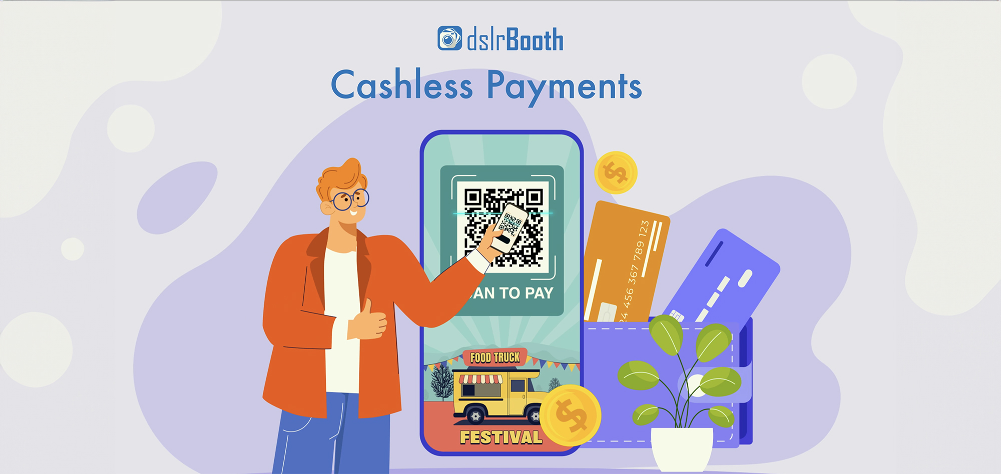 dslrBooth v7.47: Cashless Payments with QR Codes, UI Enhancements