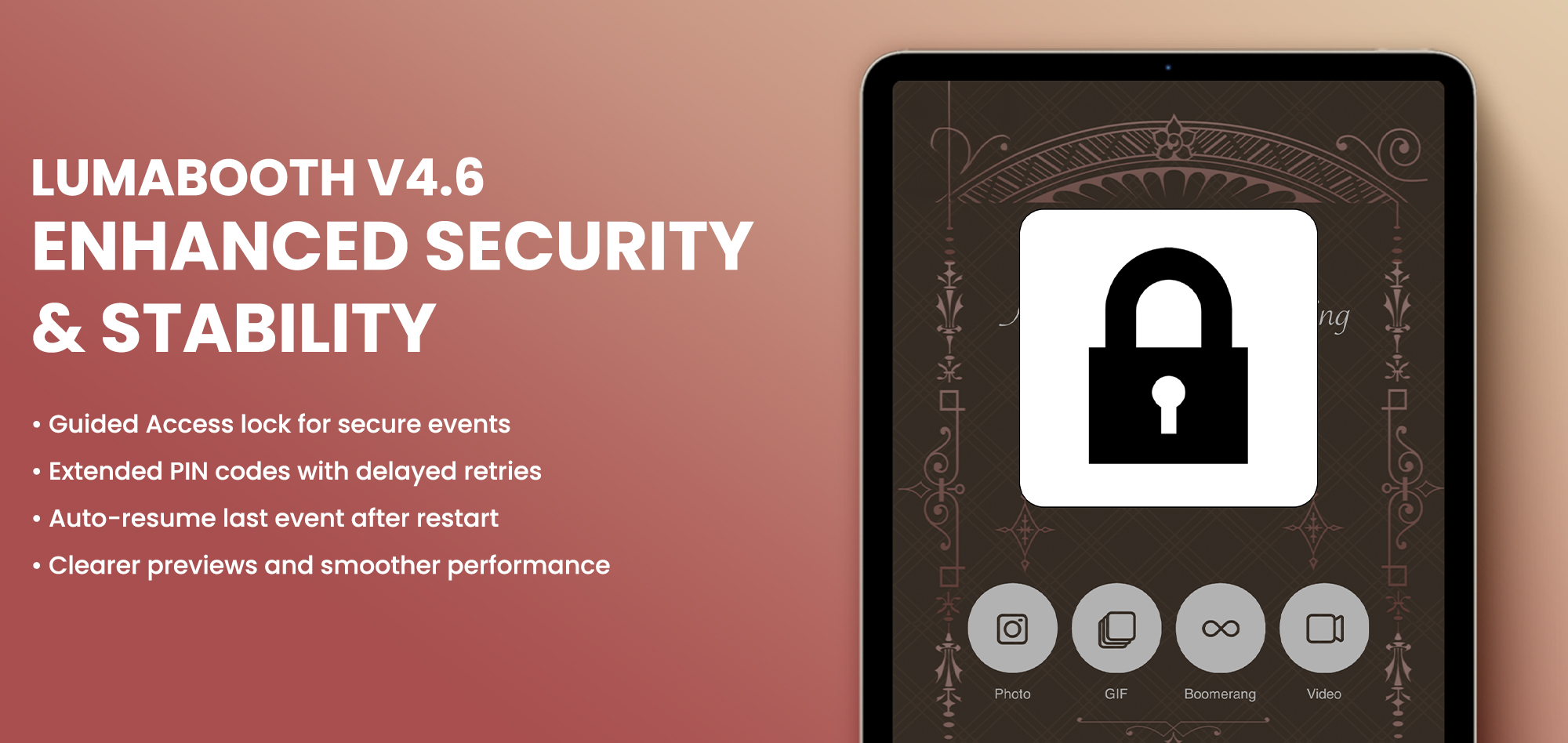 LumaBooth v4.6 – Increased Security