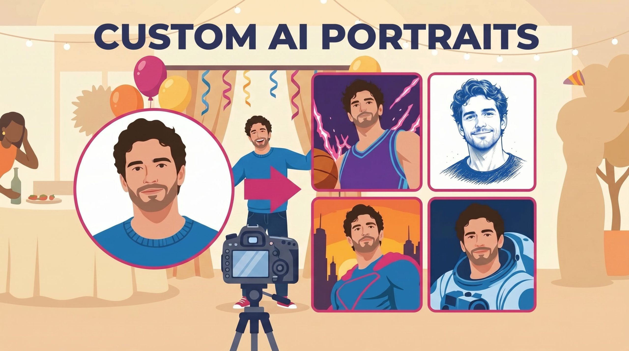 Custom AI Portraits: Build Any Look, Make It Personal